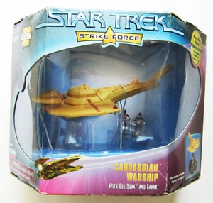 Star Trek Cardassian Warship mit Gul Dukat & Garak Playmates 1997 Strike Force NEU - Bild 1 von 2