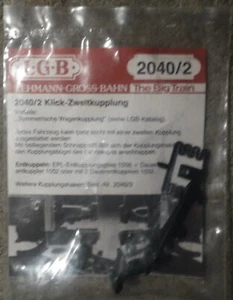 LGB 2040/2 (Gauge) 1 Piece Second Click Coupling + Original Packaging Listing 2 - Picture 1 of 1