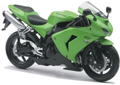 Nueva bicicleta deportiva Ray Toys 42443A escala 1:12 Kawasaki ZX-10R Foto 1 de 2