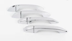 Cubierta de captura de manija de puerta cromada plata K-809 para Ssangyong Korando 2021~23 - Imagen 1 de 6