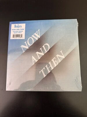 THE BEATLES LIMITED EDITION NOW AND THEN - 7" SINGLE 45 RPM BLACK VINYL - NEW! - Imagem 1 de 3