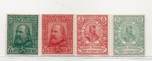 1910 GARIBALDI NUOVI MNH** CERT. AVI (Sassone 87-90) serie BEN CENTRATURA - Foto 1 di 3