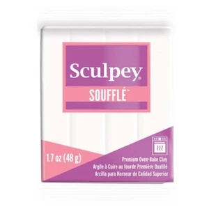 Sculpey Souffle Polymer Clay Igloo 48.2g Bar New Sealed - 1.7oz - White - Picture 1 of 1