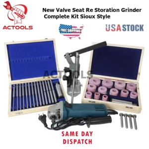 New Valve Seat Re Storation Grinder Complete Kit 54 Pcs Sioux Style USA ACTOOLS - Bild 1 von 20