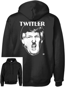 Sudadera con capucha para hombre Twitler, hitleriana Twit in Chief anti Trump - Imagen 1 de 1