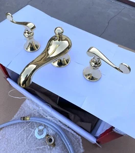 Kohler K-R16102-4-PB-BA Revival Lavatory Faucet - Brand New Showroom Item - Picture 1 of 4