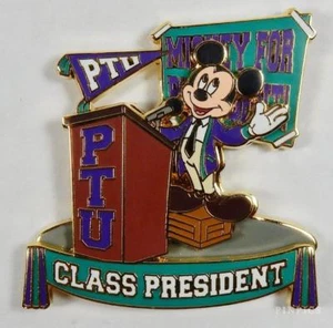 Disney Pin Mickey Class President PTU Preproduction LE PP RARE Only 3 made 00000 - Picture 1 of 4