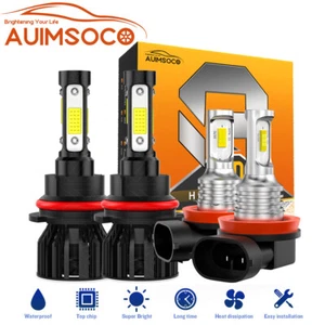 For Mitsubishi Endeavor 2005-2011 Combo LED Headlight Kit Hi/Low+Fog Light Bulbs - Picture 1 of 14