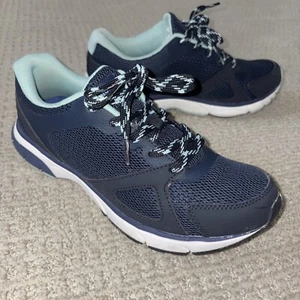 Vionic Tokyo Sneaker Shoes Womens Size 7.5 Blue Athletic Walking Lace Up - Picture 1 of 10