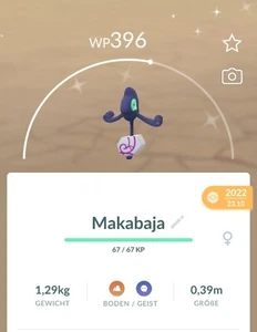  ✨#562 Shiny Makabaja Galar Pokémon Go✨ - Imagen 1 de 2