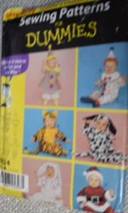 Simplicity 0624/9813 Infant Toddler's Costumes Santa Tiger Dog Sz ½-4 Uncut - Picture 1 of 2