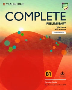 Cambridge COMPLETE PRELIMINARY B1 Workbook with Answers & Audio Download 2nd Edt - Imagen 1 de 2