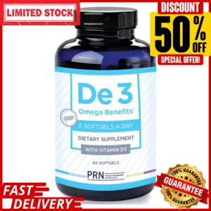 PRN De3 Omega 3 Fish Oil Supplement - Support for Dry Eyes, 2240mg EPA & DHA - Picture 1 of 24