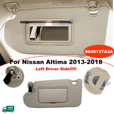 Parasol para Nissan Altima 2013-2018 964013TA2A lado izquierdo del conductor beige EE. UU. Foto 1 de 4