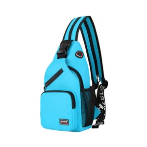 US Outdoor Crossbody Backpack, Chest Bag, Shoulder Backpack Sling Bag Waterproof - Picture 1 of 32