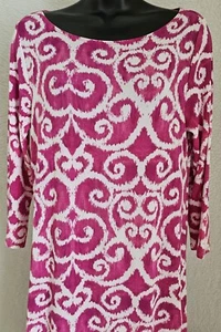 Travelers by Chico's Womens Dress Size 0 S Small 4 3/4 Sleeve Round Neck Short - Picture 1 of 24