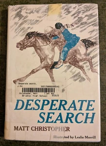 Desperate Search by Matt Christopher - hardcover kids book - 1973 2nd printing - Picture 1 of 1