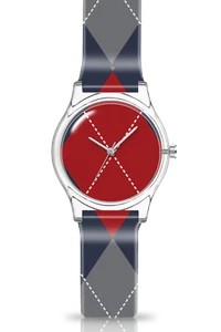 JACOB MILLE WATCH TARTAN OROLOGIO+POCHETTE UNISEX QUARZ NUOVO - Imagen 1 de 3
