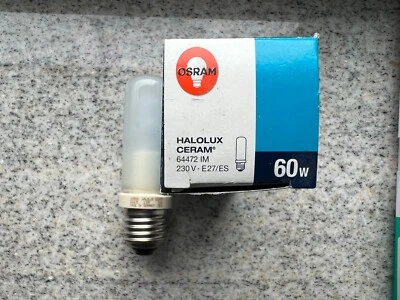 OSRAM Halolux Ceram Halogenlampe E27 60W | 230W MATT  NEU - Bild 1 von 2