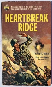 Heartbreak Ridge (1962). Walker E. Blake, Vintage PB Good 1st Ed/1st Printing - Foto 1 di 5