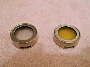 Vintage BURKE & JAMES - IDEAL RAY FILTER & IDEAL COPYING LENS PUSH ON 32-34MM - Photo 1/3