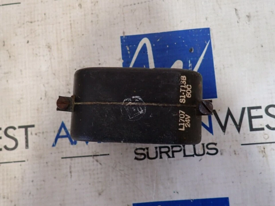 Square D L1707-S1-T13B 24 Volt 60C Coil L1707 S1-T13B L1707S1T13B - Image 1 of 3