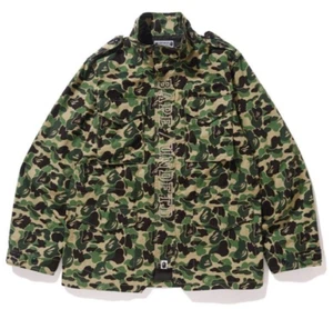BAPE × Undefeated M65 Jacket ABC Camo green A Bathing Ape JP Asian Size L Unused - Picture 1 of 2