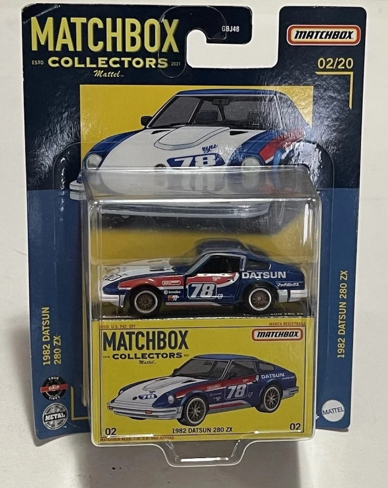 2022 Matchbox Collectors #02 1982 Datsun 280 ZX BLUE, WHITE, RED - Image 1 of 1