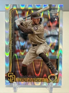 2025 Topps Chrome - Brandon Lockridge #106 rifrattore RayWave (RC) - Foto 1 di 2