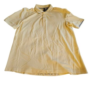 Lululemon gelbes sportliches kurzärmliges Stretch-Poloshirt für Herren Größe Large - Bild 1 von 4