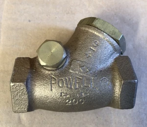 Valvola di ritegno Powell 3/4" in ottone filettata 200 KX nuova - Foto 1 di 4