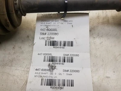 00-02 丰田 MR2 SPYDER 1.8L RWD MT 球杆侧前轴轴  — 第 1/4 张图片