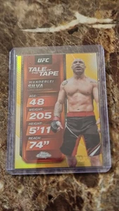 2025 Topps Chrome UFC Tale of the Tape Wanderlei Silva #TTT-16 Gold /50 - Bild 1 von 2