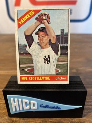 1966 Topps Mel Stottlemyre #350 - Image 1 of 3