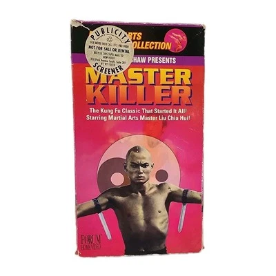 Master Killer 1978 Screener VHS Master Arts Collection Kung Fu Classic Vintage - Image 1 of 4