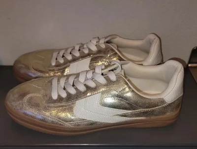 DOLCE VITA DAYZE GOLD/BEIGE SNEAKERS WOMENS 8 - Image 1 of 4