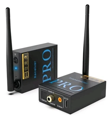 Transmisor y receptor de audio inalámbrico 1Mii 2,4 GHz, audio HiFi, 20 ms bajo... Foto 1 de 4