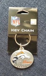 Denver Broncos Schlüsselanhänger Zinn Oval NFL Neu - Bild 1 von 6