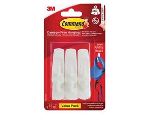 Command™ Small Utility Hooks Value Pack (pack 6) COM170026 - Picture 1 of 7