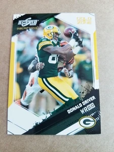 DONALD DRIVER 2009 SCORE ISCRIZIONI GOLD ZONE #33/50 PACKERS #105 - Foto 1 di 2