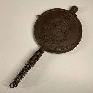 GRISWOLD AMERICAN #8 Gusseisen Waffeleisen Nr 8 885 886 nur Paddel ohne Sockel - Bild 1 von 11