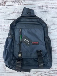 NICGID Sling Bag Brust Schulter Rucksack 13,3" Zoll Laptop Crossbody Blau Neu mit Etikett - Bild 1 von 7