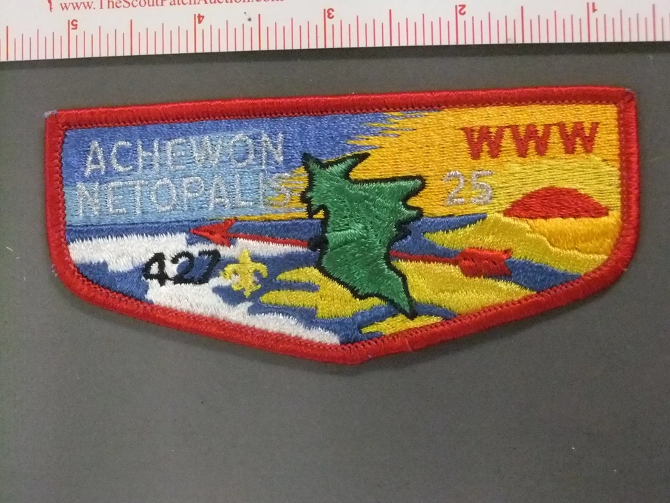Boy Scout OA 427 Achewon Netopalis flap 3347OO - Image 1 of 1