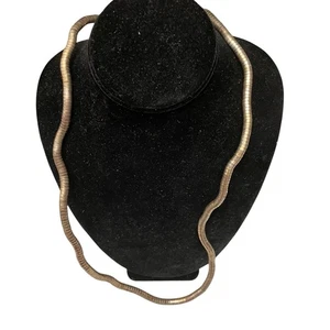 "Collar serpiente bobina giratoria flexible vintage 28""" - Imagen 1 de 5