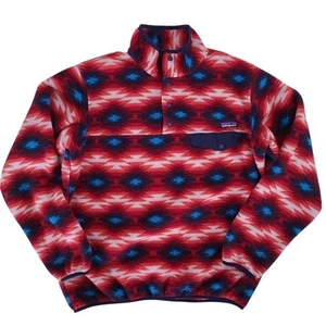 Maglione Pullover Patagonia Donna Synchilla Stampato Snap-T Taglia L - Foto 1 di 8