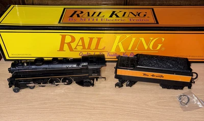 MTH Rail King O Denver Rio Grande 809 4-6-2 Pacific Steamer 30-1035 Box - Image 1 of 4