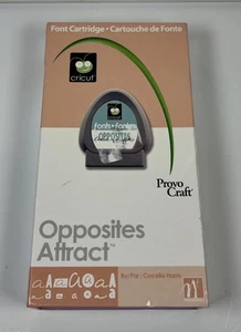 Cricut 29-0227 Opposites Attract Font Cartridge Provo Craft - Bild 1 von 6