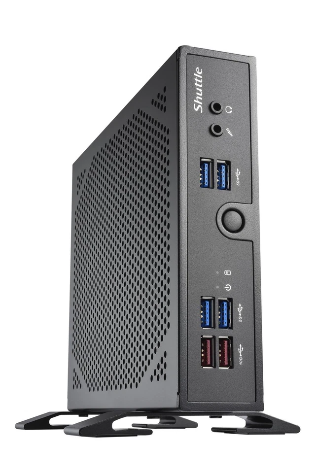 SHUTTLE Barebone XPC slim DS50U Intel Celeron 7305 2xSODIMM DDR5 2xM.2 1xSATA 1x
