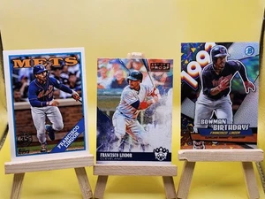 x3 Francisco Lindor Rookies Insert Lot New York Mets (L4) Artist Proof  - Bild 1 von 1