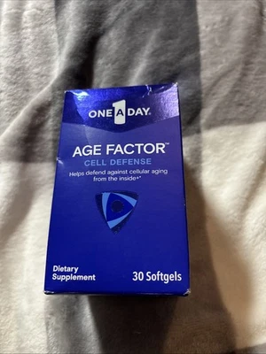 One a Day Age Factor Cell Defense 30 cápsulas blandas EXP 02/2026. ¡Ayuda de defensa contra el envejecimiento! Foto 1 de 4